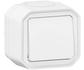 Produktbild von UNITEC 42543L Serienschalter Aufputz – Aquarius FR, Grau/dunkelgrau, IP54 Spritzwassergeschützt – 10 A, 250 V Mit Steckklemmen