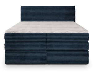 Ab Topper Masseno Lunera Boxspringbett 140x200cm mit Matratze & Topper, Blau ...