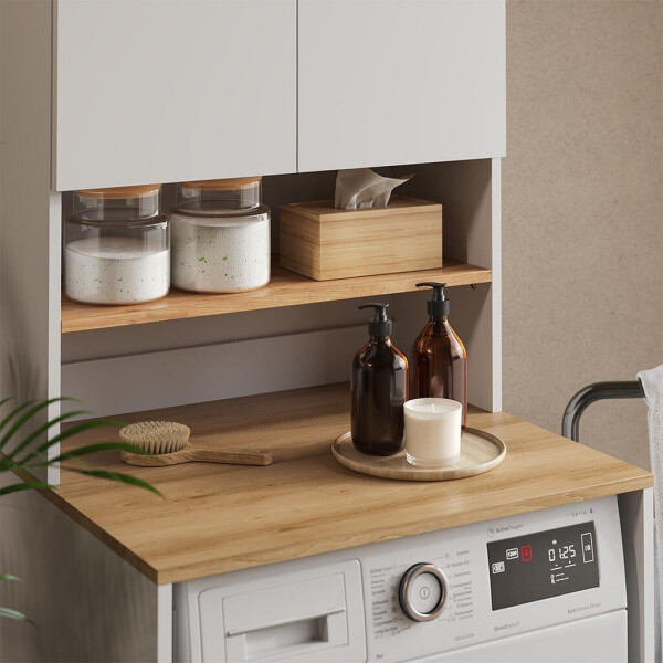 VICCO Viktor 2-piece washing machine cabinet with shelf, 68 x 88.2 cm, Bild 3