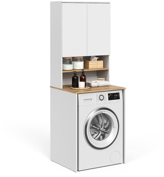 VICCO Viktor 2-piece washing machine cabinet with shelf, 68 x 88.2 cm, Bild 4
