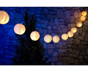 Lunartec Solar-LED-Lichterkette 20 Lampions warmweiß 3,8m IP44 ab 19,99 ...
