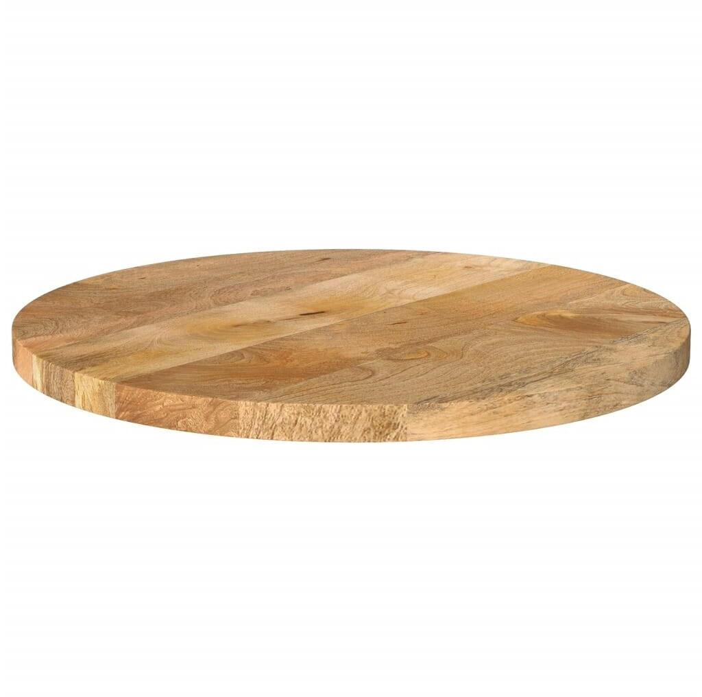 VidaXL Tischplatte Aus Massivem Mangoholz – 80x60x1,5 Cm, Rechteckig, Rustikal, Rau, Für Esstisch Oder Couchtisch Als Ersatzplatte