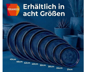 Teramico Keramik Untersetzer Royal Blau, wasserdicht, frostfest, Ø 30cm ab 18,99 € (Oktober 2026)