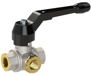Thermometer-Kugelhahn Messing 1 1/4 AG/AG PN25 - DIE EXPERTEN FÜR KUGELHÄHNE UND INDUSTRIEARMATUREN