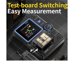 DEWIN LCR-P1 Transistor Tester – Multifunktionstester Für Dioden, Kondensatoren, FETs & Mehr (1,44 Zoll, 300 MAh, Typ C)