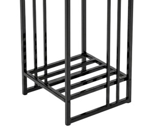 3er Set Metall Blumenständer Rechteckig – Pflanzenständer 55, 75 & 95 Cm, Schwarz Pulverbeschichtet, Modern & Pflegeleicht