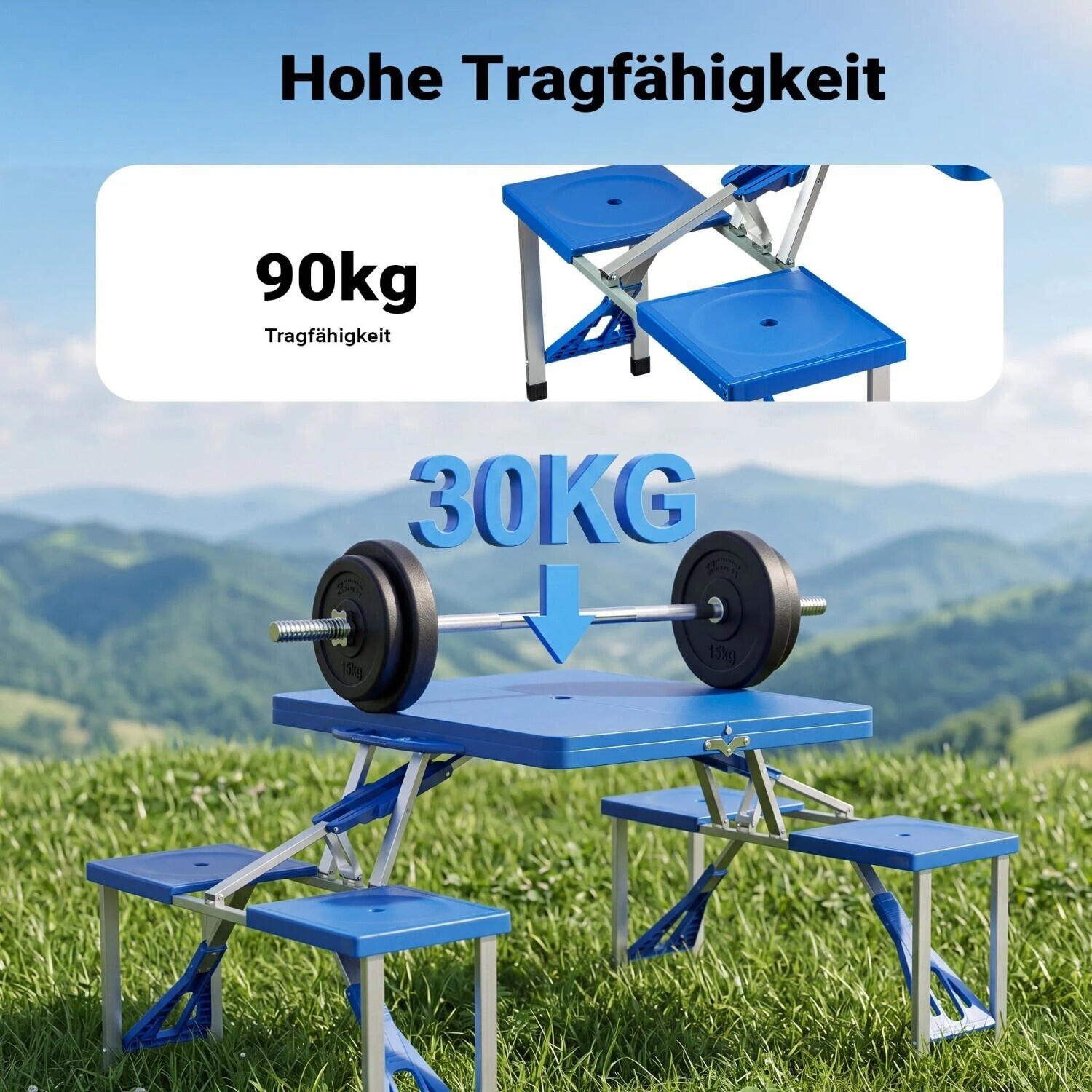 Wiltec Camping Sitzgruppe ab 57,99 € (Oktober 2026)