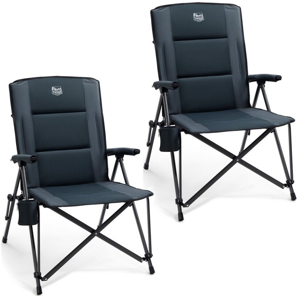 TIMBER RIDGE Campingstuhl Breiter Sitz 150kg Belastbar ab 89,99 € (Oktober 2026)