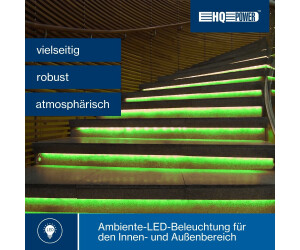 HQ-Power LED-Lichtschlauch 9 M – Rot, 36 LEDs/m, Wetterfest IP44, Flexibel, Kürzbar, Für Innen & Außen, Party- & Weihnachtsdeko IP44 Wetterfester Lichterschlauch