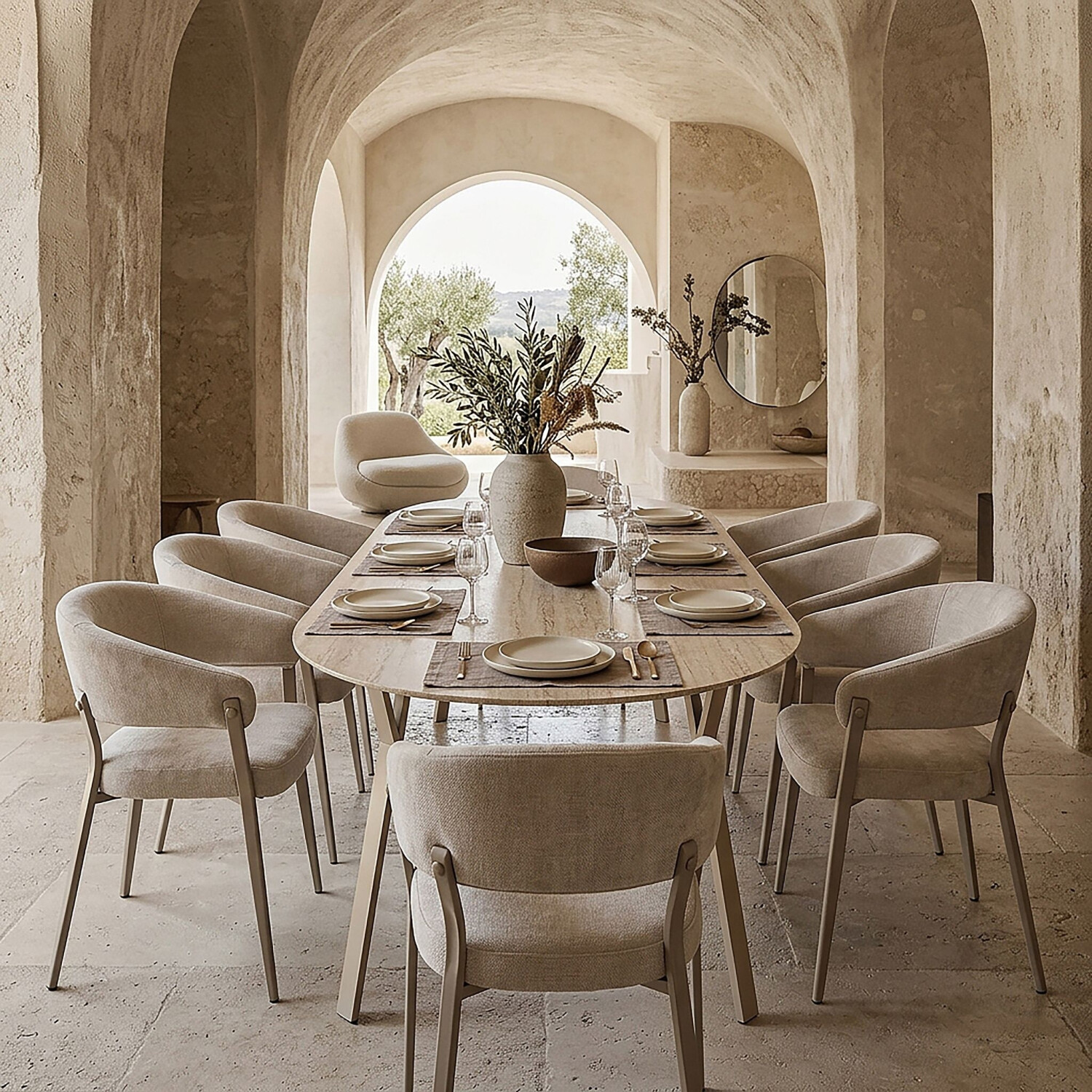 beistelltisch glasplatte mit Farbe:Wein und Beige