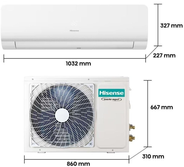 Hisense Smart Clima KC70BT2B Inverter-Split-Klimaanlage 6500W WiFi A++/A+ R32 (KC70BT2B)