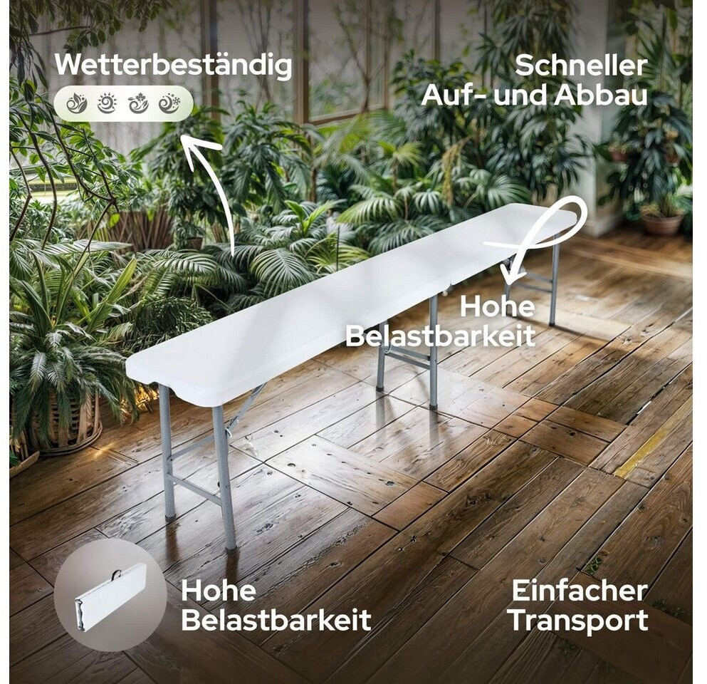 Arebos Set of 2 folding benches with handle ab 59,41 € | Preisvergleich ...