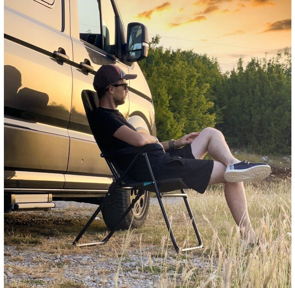 HOMECALL Caravan camping chair, 5 positions, white and black ab 49,99 € (Oktober 2026)