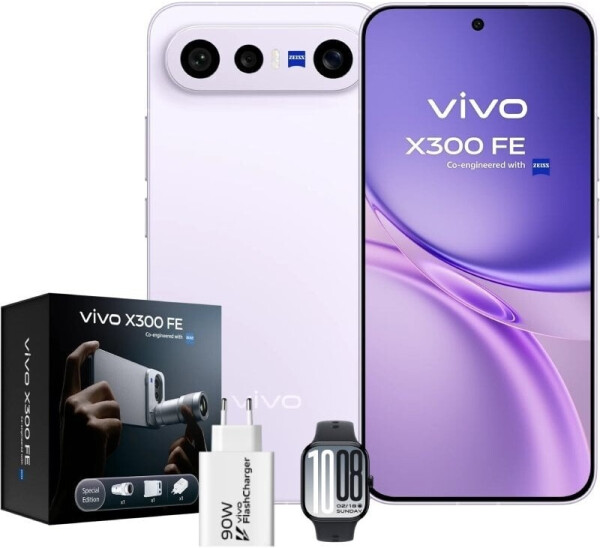 Vivo X300 FE Mist Purple Special Edition Zeiss Telephoto Extender + Vivo Watch GT2, Bild 2