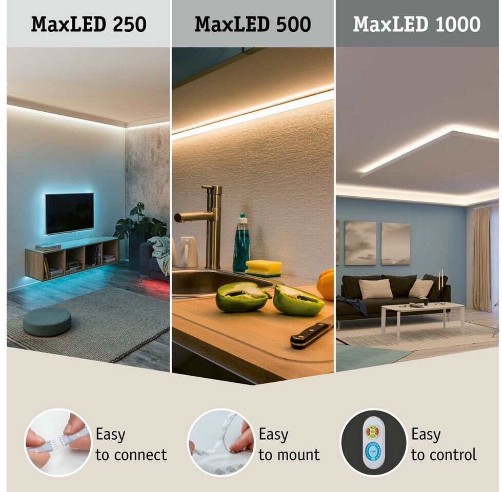 Paulmann MaxLED 500 LED-Streifen Basisset 3m neutralweiß IP20 (71237 ...