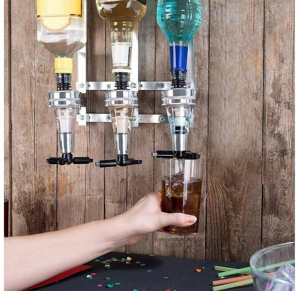 LuxusKollektion Bar Butler Wand-Flaschenhalter für 3 Flaschen, Aluminium ab 70,99 € (Oktober 2026)