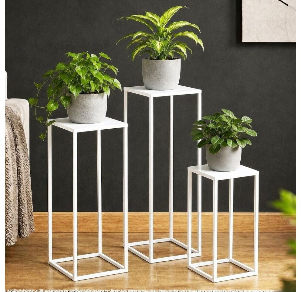 DanDiBo Blumenhocker Metall, weiß, eckig, 3er-Set (96482) ab 59,89 € (Oktober 2026)