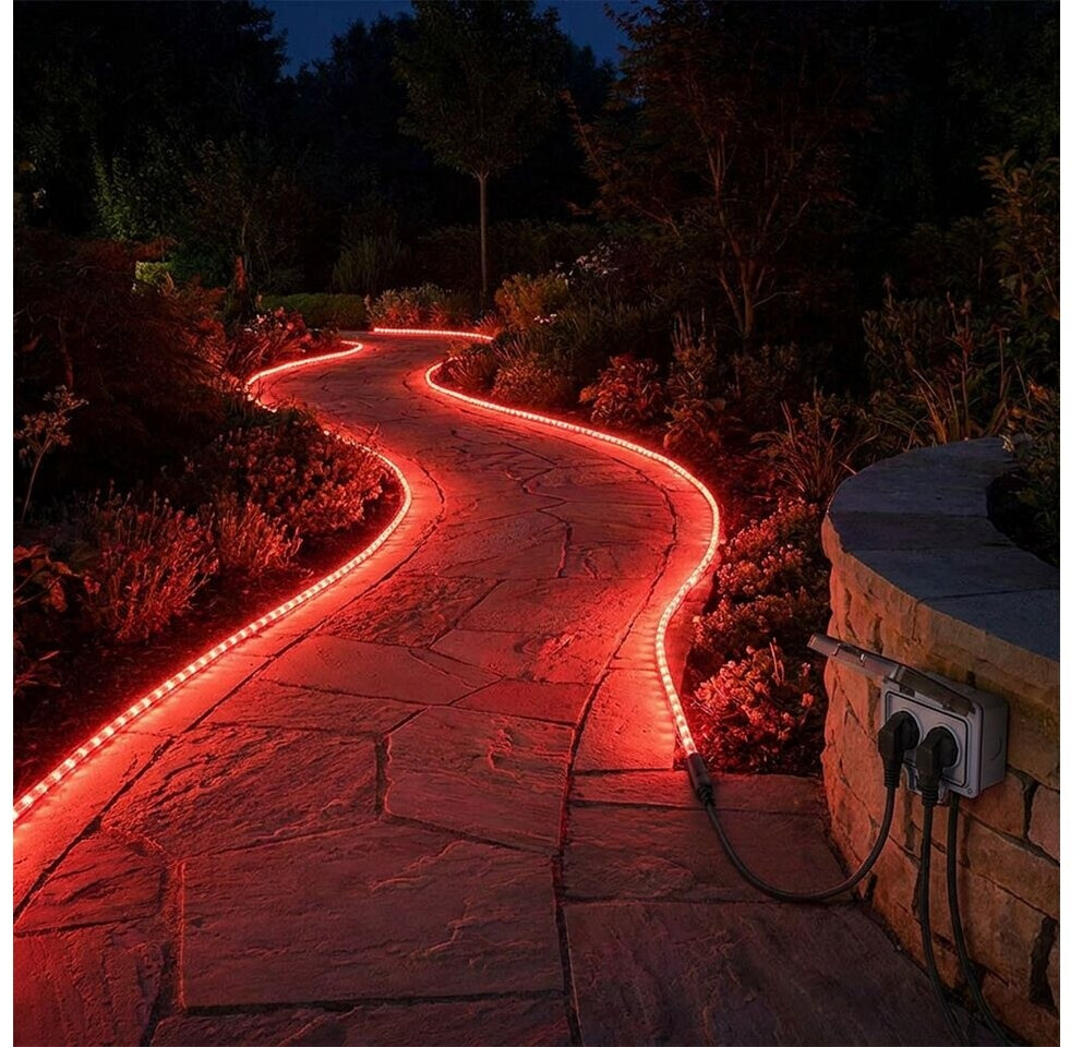 Globo LED-Lichterschlauch rot, transparent, 600cm (2er-Set) ab 22,90 € (Oktober 2026)