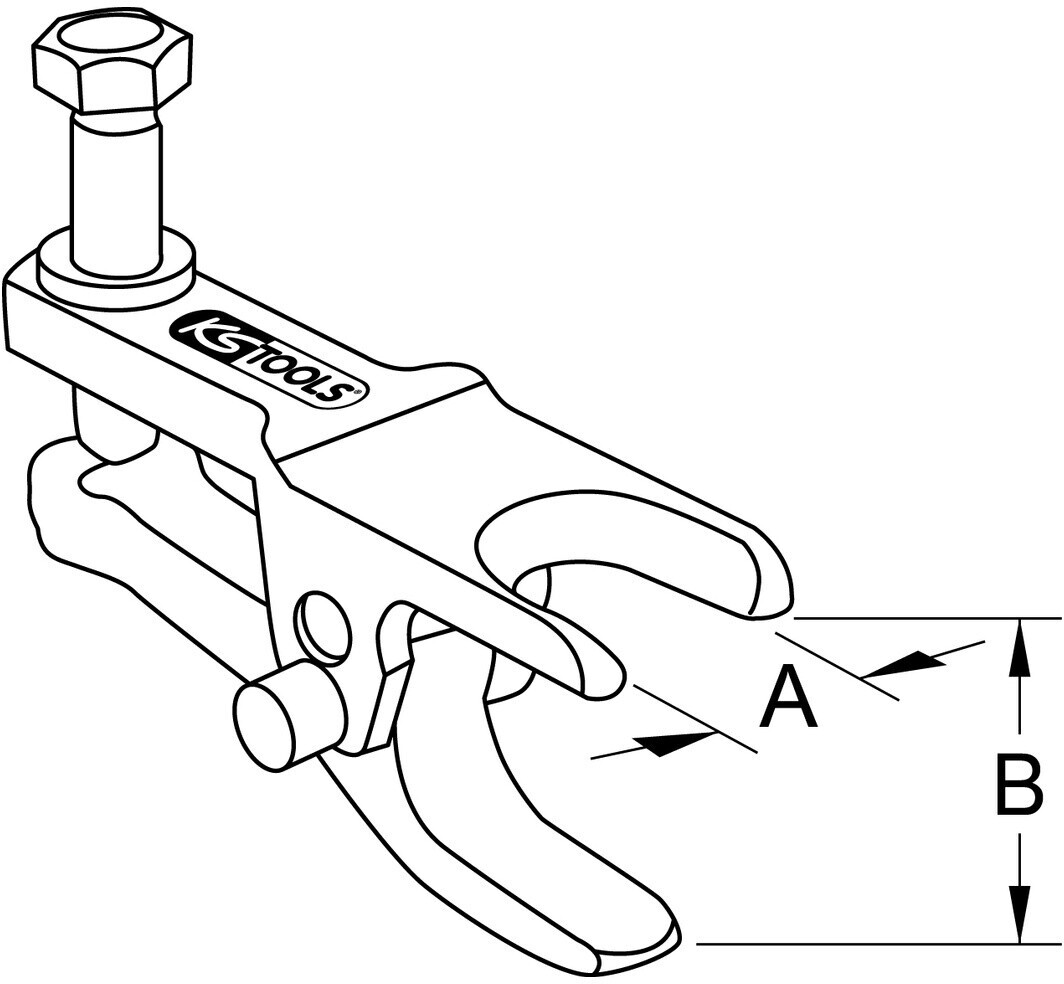 KS Tools 670.0111 Universal-Kugelgelenk-Ausdrücker – 18–22 Mm, Aus Werkzeugstahl – Für Viele PKW, Handbetrieben Ausdrücker 18-22 Mm KS Tools 670.0111 Universal-Kugelgelenk-Ausdrücker – 18–22 Mm, Aus Werkzeugstahl – Für Viele PKW, Handbetrieben Ausdrücker 18-22 Mm