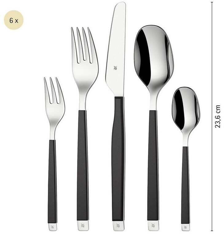 WMF Emotion Besteck-Set, Cromargan, Lava, 30-teilig ab 99,99 € (Oktober 2026)