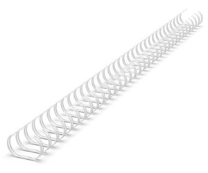 Renz Ring Wire Elemente 12,7 mm, Teilung 2:1, 23 Ringe, nc-silber, VE