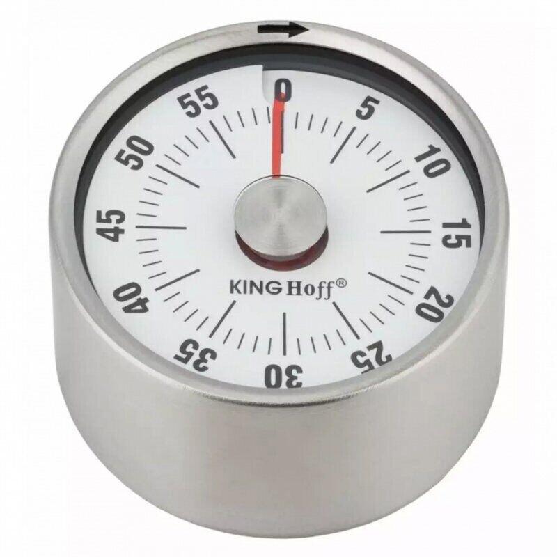 KINGHOFF KH-3176 Küchentimer mechanisch, Edelstahl, magnetisch, 60min (KH-3176) ab 12,46 € (Oktober 2026)