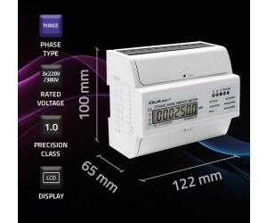 Smart WiFi 3-Phasen Stromzähler – Bidirektional, Produktbild-Vorschau 3