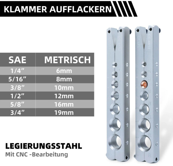 CCLife Technic Taumelbördelgerät metrisch/zöllig 5-19mm für Klimaanlage (4812), Bild 4