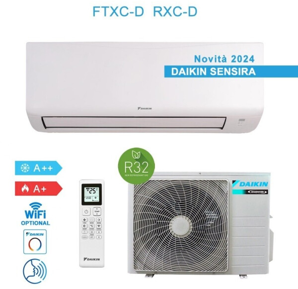 Daikin Sensira FTXC50D/RXC50D Klimaanlage 5kW Inverter R32 A++/A+ (FTXC50D)