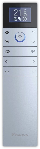 Daikin Emura 3 Wandgerät Inverter-Klimaanlage 3,4kW, silber (FTXJ35AS), Bild 3