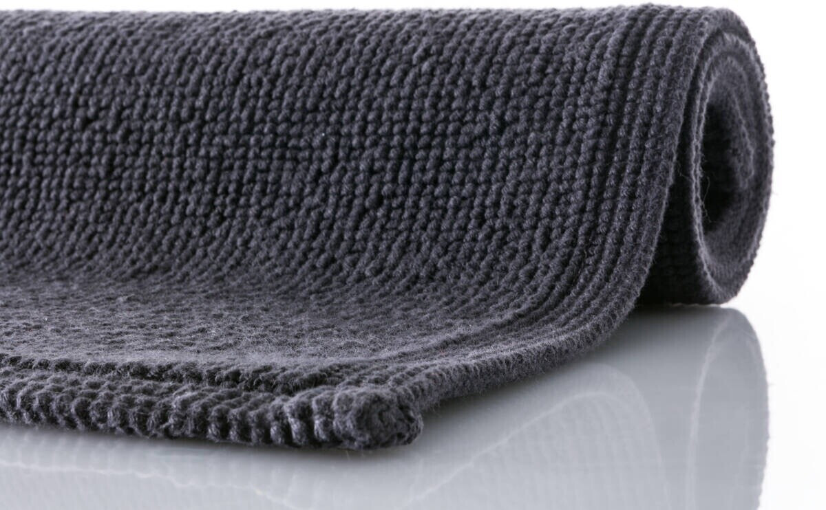 Rhomtuft Plain Badematte Baumwolle, zinn, 50x70cm (02) ab 49,41 ...