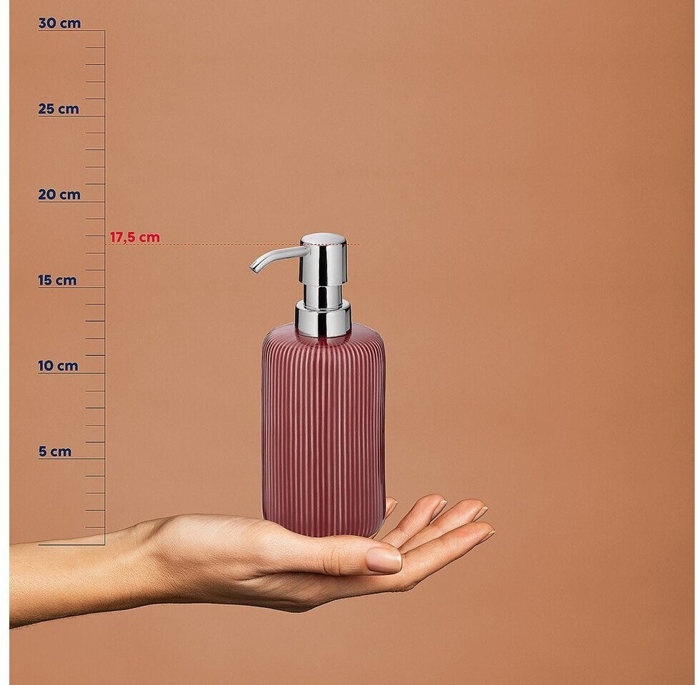 Kela Ava Seifenspender Keramik 350ml rot (24412) ab 10,70 ...