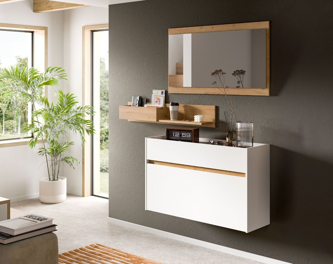 xonox.home Drive Schuhschrank hängend, weiß, 61x110x32cm (X7HL3637) ab 141,00 € (Oktober 2026)