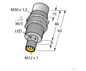 Turck Induktiver Sensor NI20UMT30VP4XH1141 (1582458) ab 145,82 ...