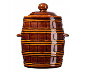KADAX Steinzeugtopf, Dichter Keramiktopf mit Wasserrinne und Deckel, Spülmaschinenfester Steinguttopf, Gärtopf aus Keramik, Einlegtopf für Gurken (Braun, 16L) ab 92,99 € (August 2026 KADAX Steinzeugtopf, Dichter Keramiktopf mit Wasserrinne und Deckel, Spülmaschinenfester Steinguttopf, Gärtopf aus Keramik, Einlegtopf für Gurken (Braun, 16L) ab 92,99 € (August 2026