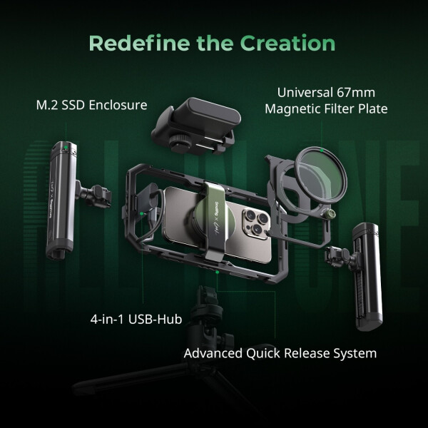 SmallRig x Brandon Li All-in-One Mobile Video Kit Full Quick Release Co-design Edition (4596B), Bild 5