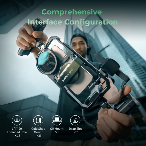 SmallRig x Brandon Li All-in-One Mobile Video Kit Full Quick Release Co-design Edition (4596B), Bild 7