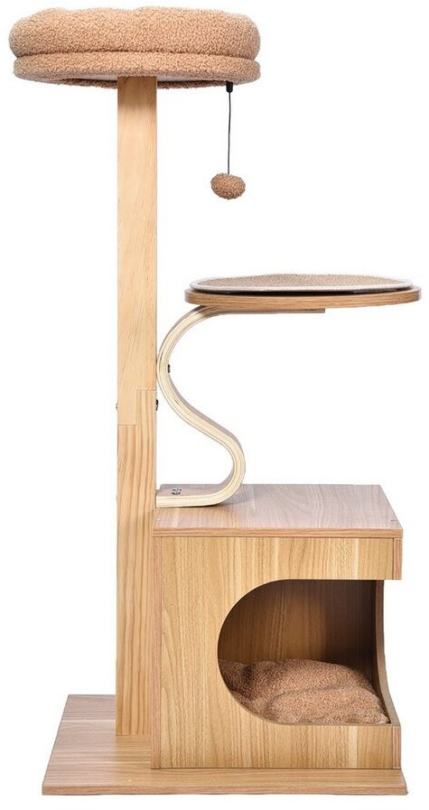 Dehner Kratzbaum Bijou Holz/Plüsch, braun, 48x102x40cm ab 79,99 € (Oktober 2026)