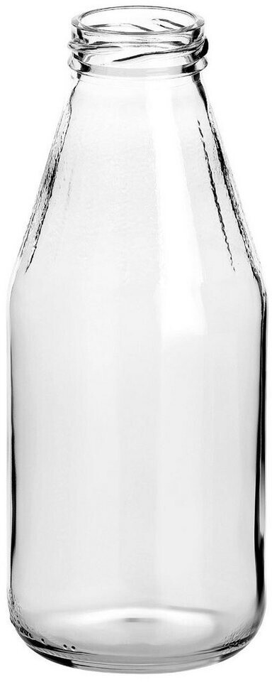 gouveo Saftflasche 500ml Glas mit Schraubdeckel TO43, silberfarben, 6er-Set (SF500S) ab 11,99 € (Oktober 2026)