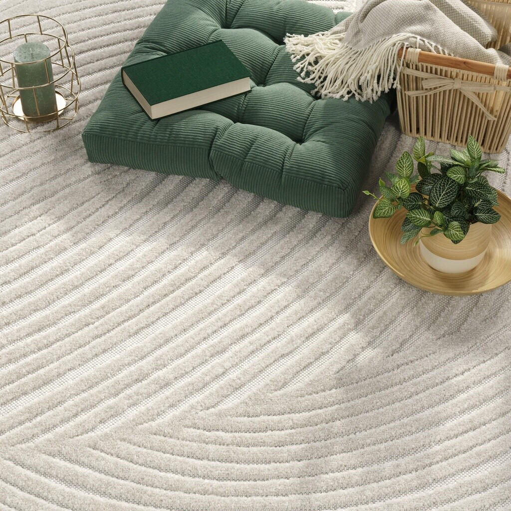 Paco Home Outdoor-Teppich Boho 3D-Struktur, rund 200cm, creme (Creme 5) ab 71,99 € (Oktober 2026)
