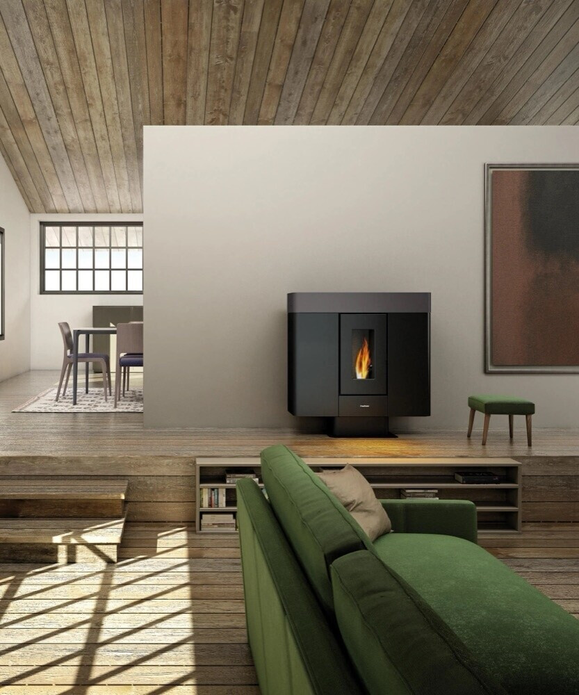 FreePoint Moon Poêle à Granulés Slim Canalisable 10kW titanium WiFi — free download