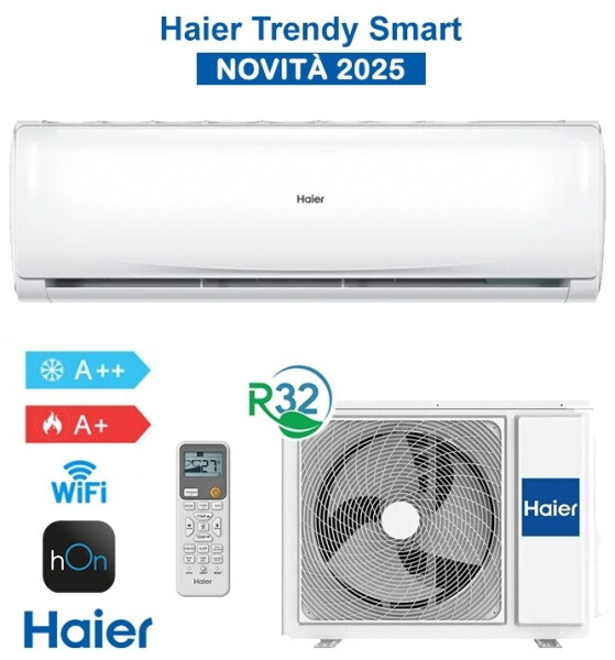 Haier Trendy 2025 Klimaanlagen-Kit 18000BTU 5kW A++/A+ WiFi Inverter R32 (HAS18TAAIN + H1U18TAAOUT), Bild 2