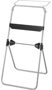 DEMA Putztuchrollen-Halter Bodenständer – 40 Cm Breite, Klappbar, Metall, Für Werkstatt & Garage