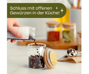 Praknu Gewürzgläser 10er-Set 120ml, luftdicht, spülmaschinenfest (77770038) ab 19,49 € (Oktober 2026)