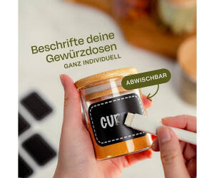 Praknu Gewürzgläser 10er-Set 120ml, luftdicht, spülmaschinenfest (77770038) ab 19,49 € (Oktober 2026)