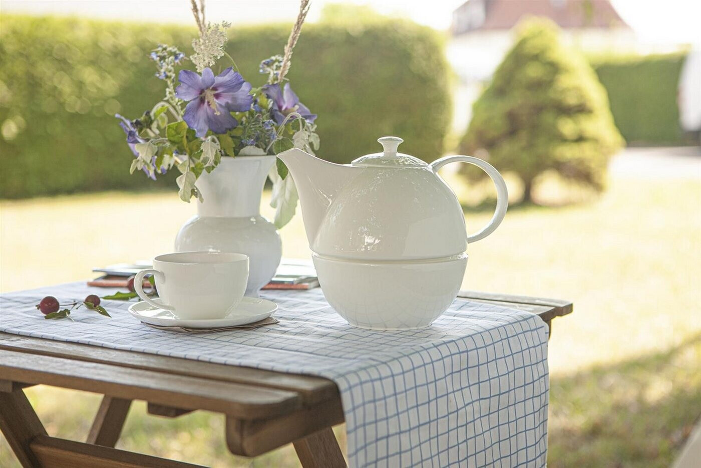 Goebel Teekanne mit Stövchen, New Bone China, weiß ab 99,00 € (Oktober 2026)