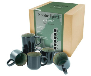 CreaTable Nordic Fjord Kaffeebecher-Set 6-tlg., grün, Steinzeug (21558) ab 37,90 € (Oktober 2026)