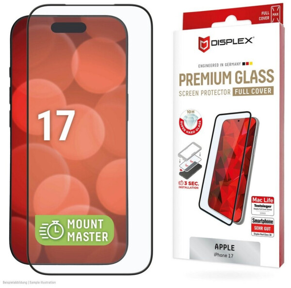 Displex Premium Glass MountMaster Apple iPhone 17