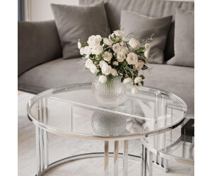 Lookway Lori Glass 2in1 runder Couchtisch, Glas, verchromt silber (800001175725) ab 269,00 € (Oktober 2026)