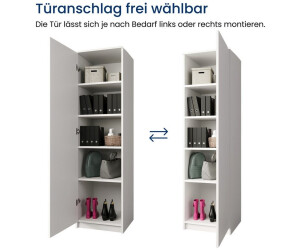 Home Collective Mehrzweckschrank weiß, 50cm Breite, 180cm Höhe, MDF (K2952_mfn) ab 189,90 € (Oktober 2026)